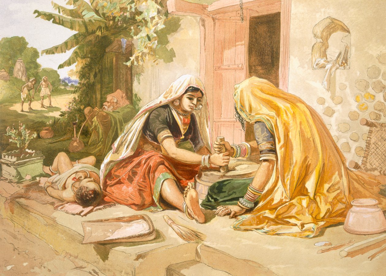 Donne che macinano il grano, da 