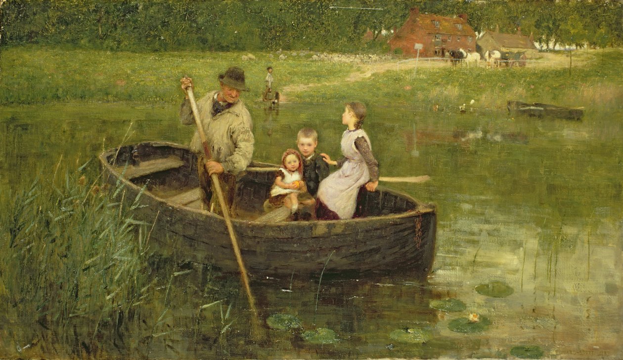 Il traghetto da William Edward Stott