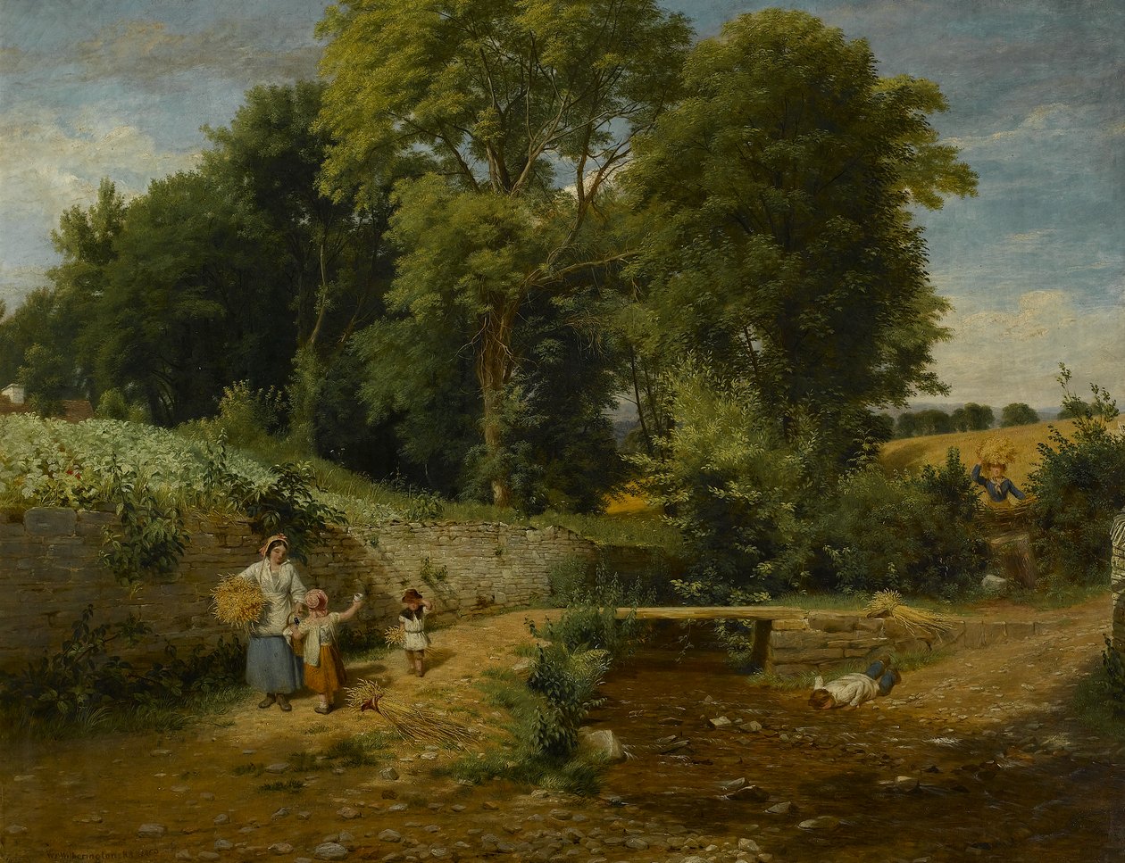 Il guado, 1860 da William Frederick Witherington