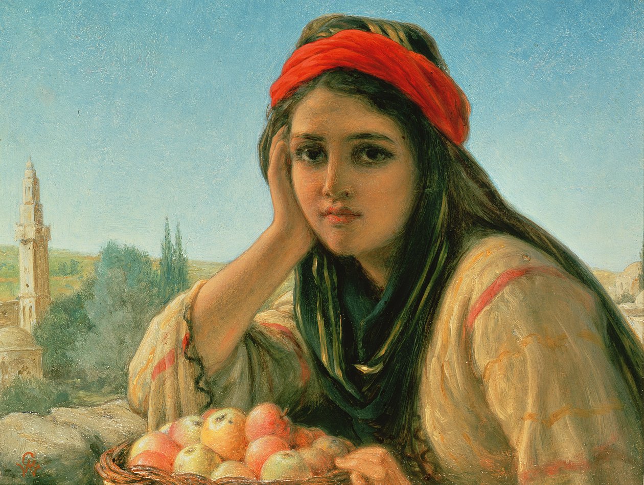 Venditore di frutta siriano da William Gale