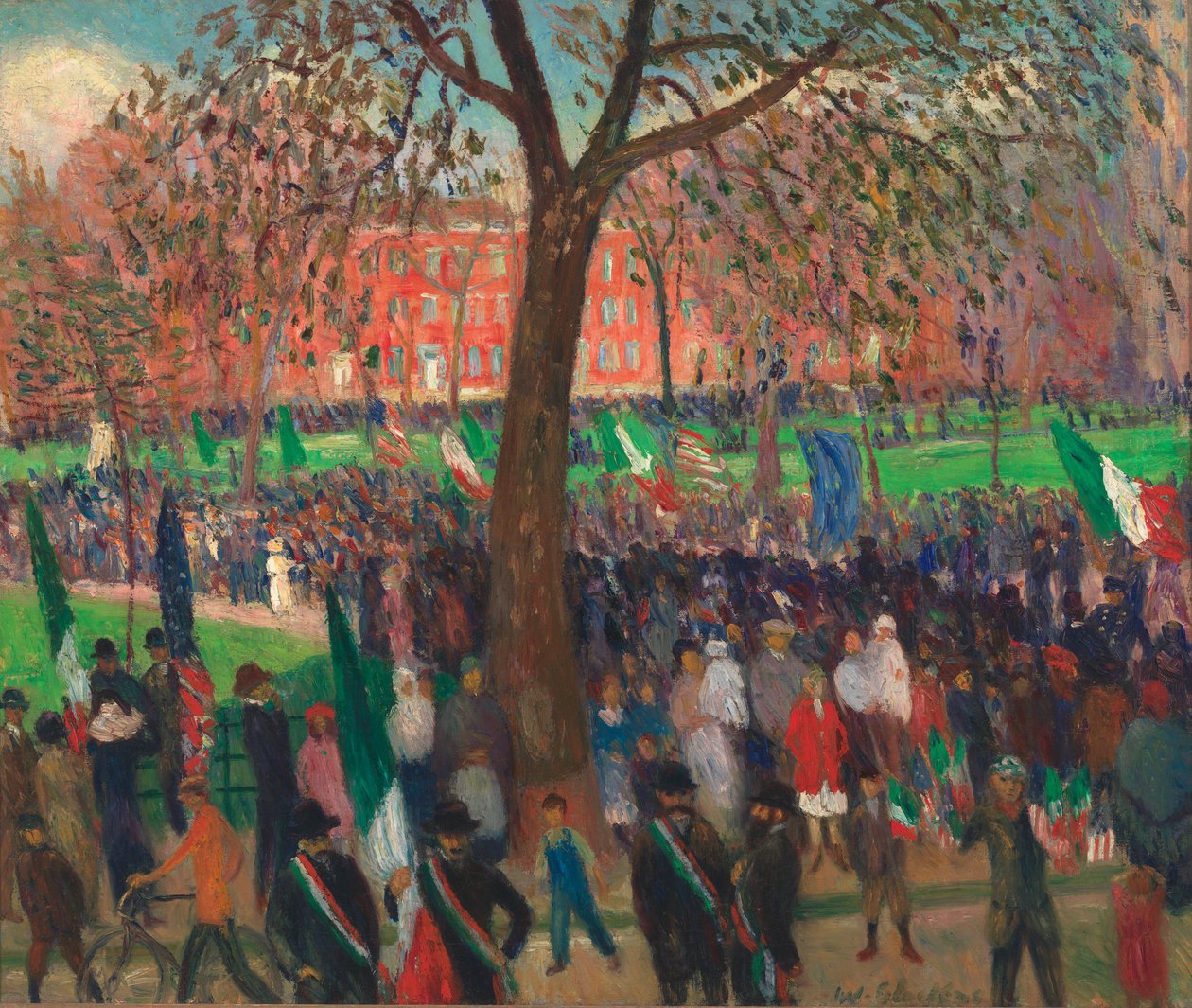 Parata, Washington Square da William James Glackens