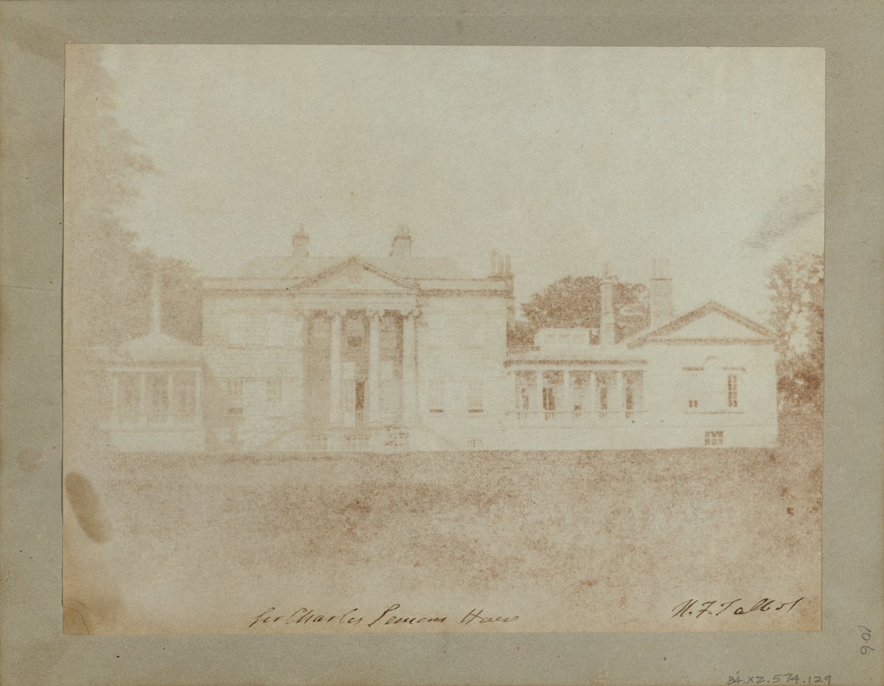 Carclew House, vicino a Truro, Cornovaglia da William Henry Fox Talbot