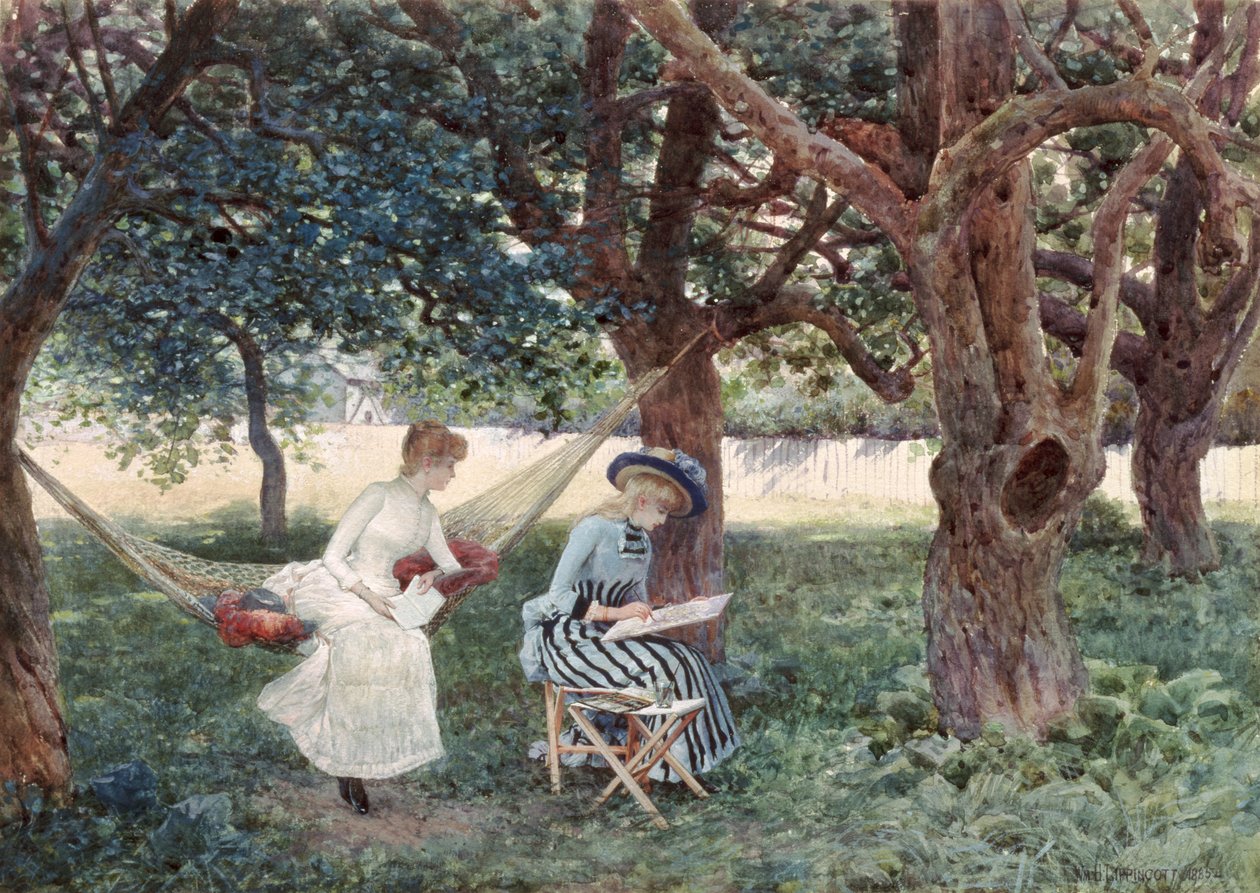Pomeriggio estivo, Morris, Connecticut, 1885 da William Henry Lippincott