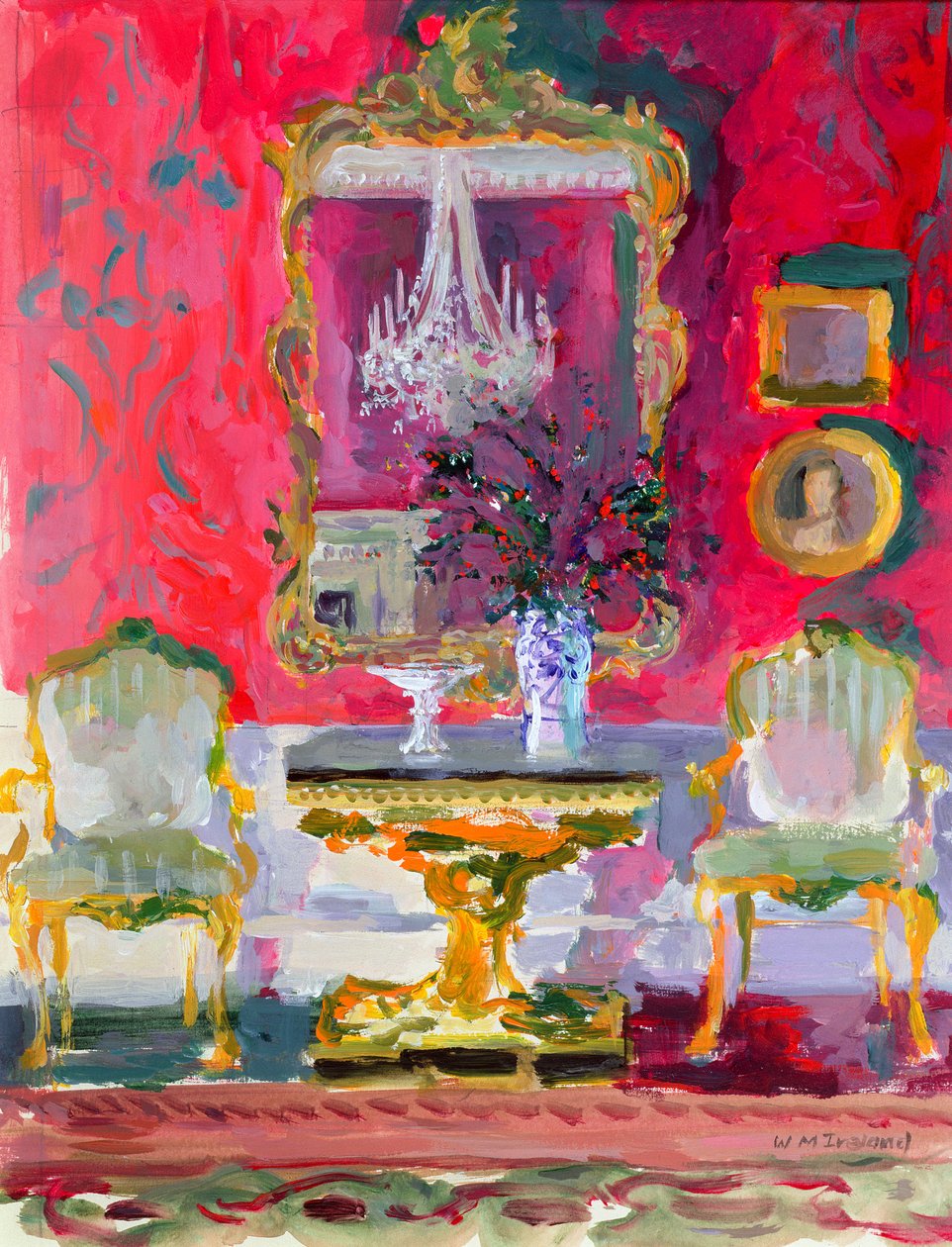Specchio dorato, c.2000 da William Ireland