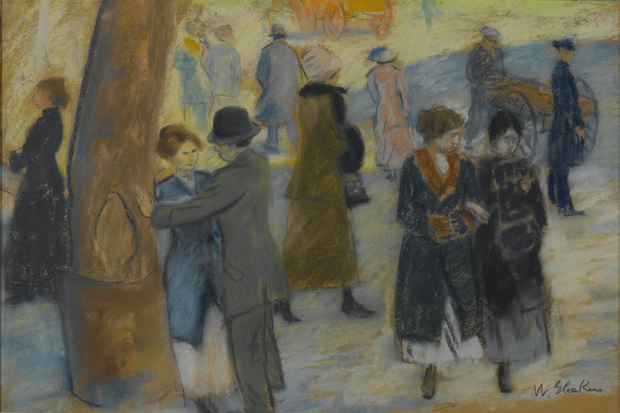 Scena di città, c.1910 da William James Glackens