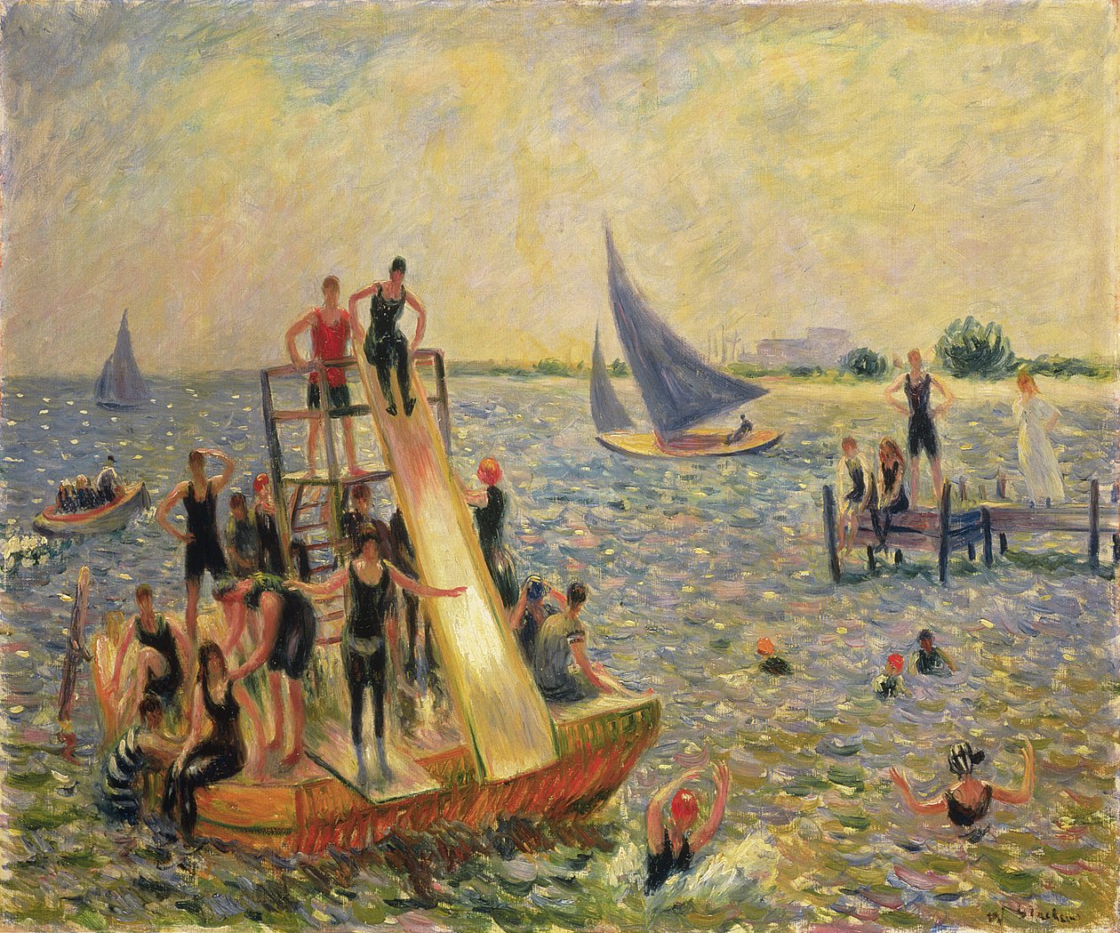 La zattera da William James Glackens