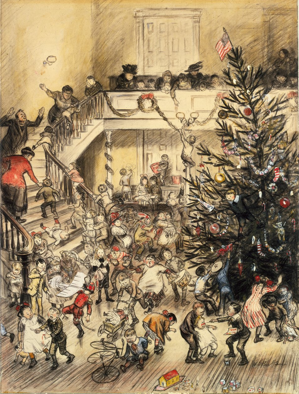 Festa di Natale da William James Glackens