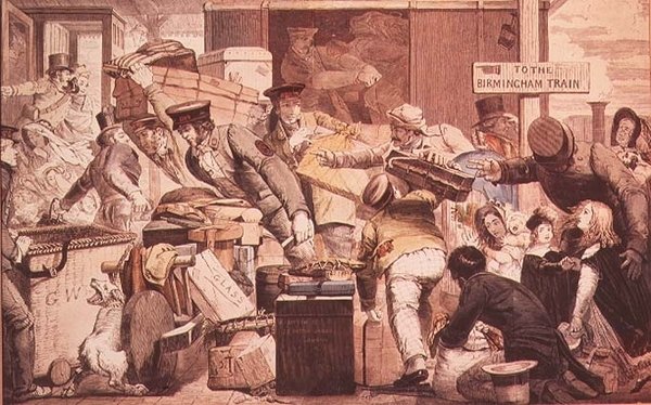 Interruzione del calibro a Gloucester, Gloucestershire, 6 giugno 1846 da William James Linton