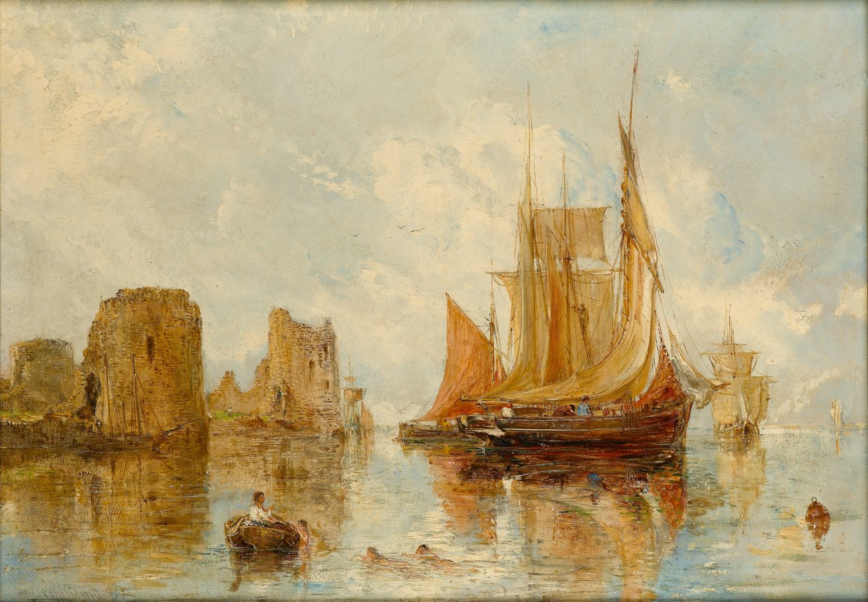 Castello di Flint, 1887 da William Joseph J.C. Bond