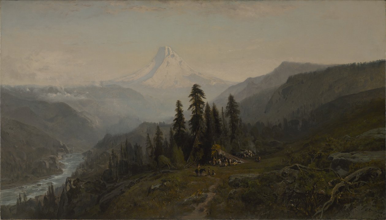 Monte Hood, Oregon da William Keith