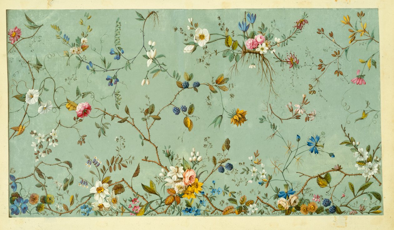 Carta marmorizzata da William Kilburn