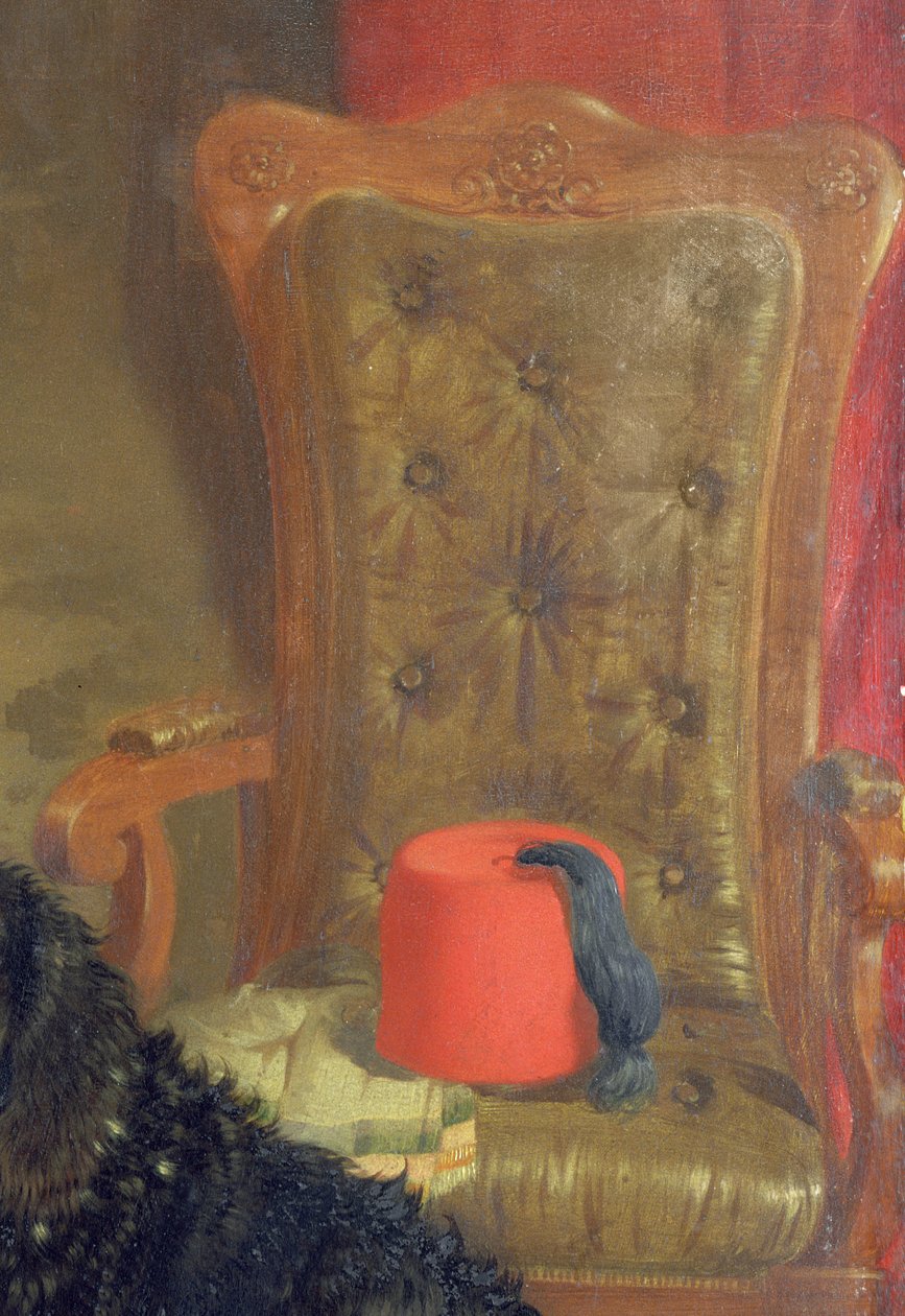 Accanto alla sedia del suo padrone, 1850 (dettaglio) da William Malbon