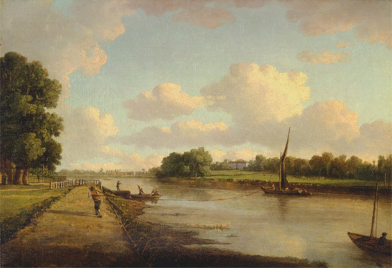 Veduta sul Tamigi a Richmond da William Marlow