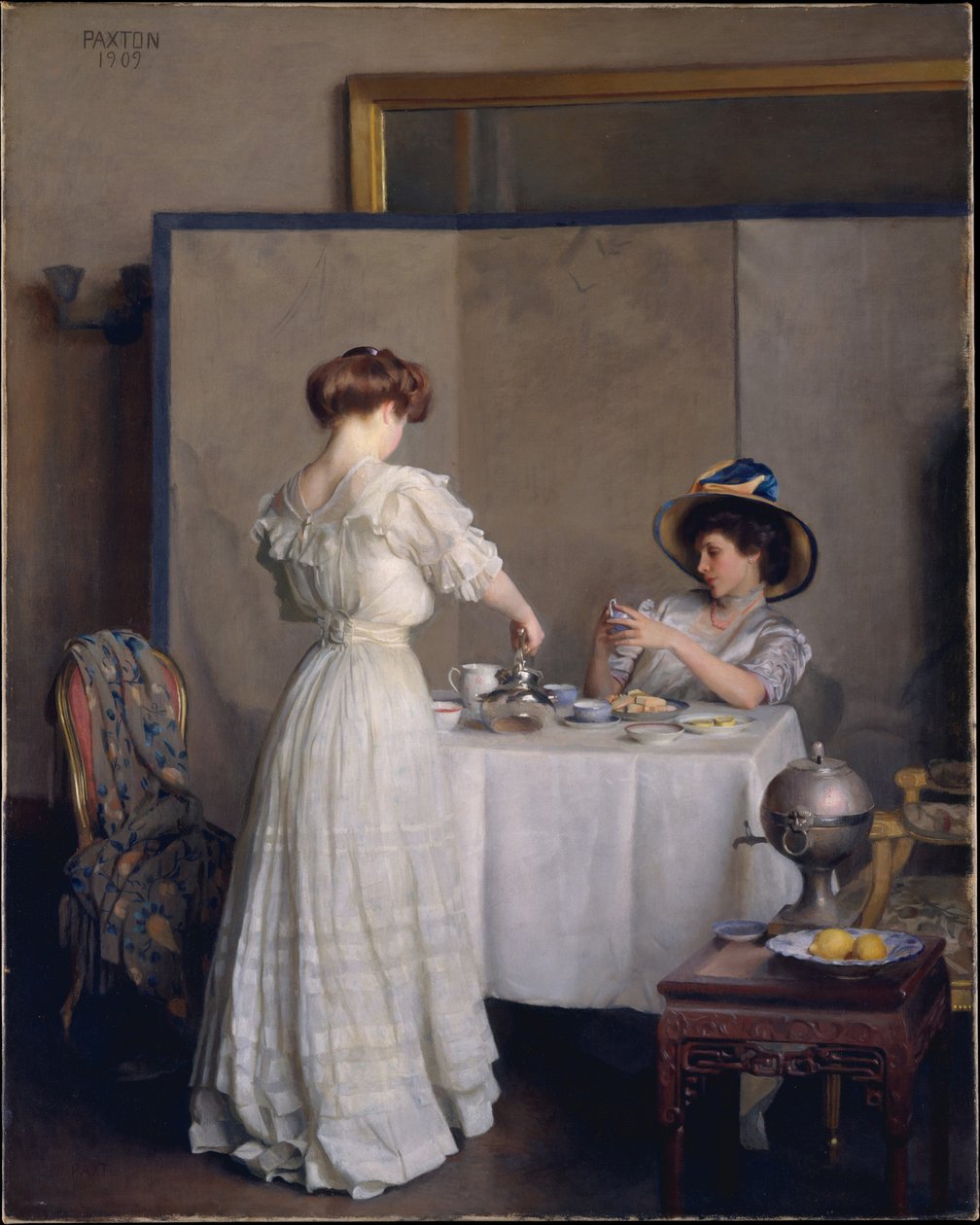 Foglie di tè da William McGregor Paxton
