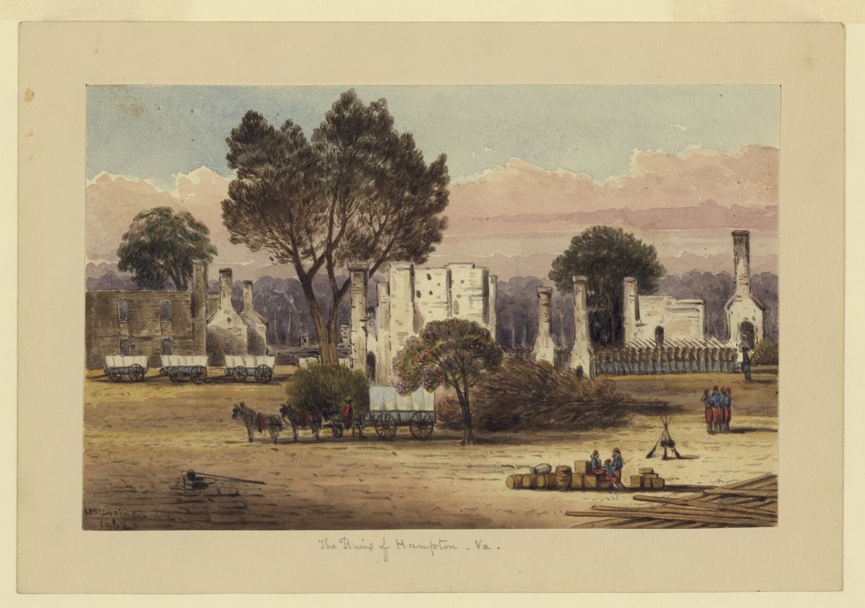 Le rovine di Hampton da William McIlvaine