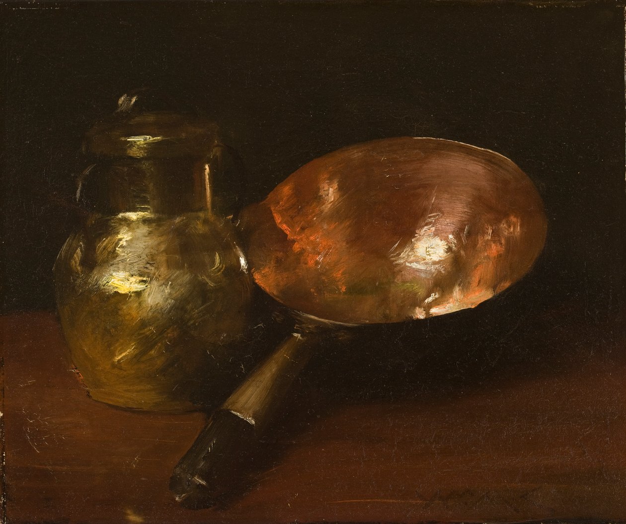 Natura Morta in Rame, 1890-93 da William Merritt Chase