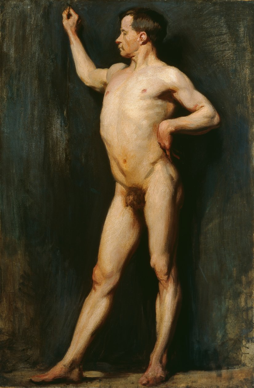 Figura maschile in piedi da William Orpen