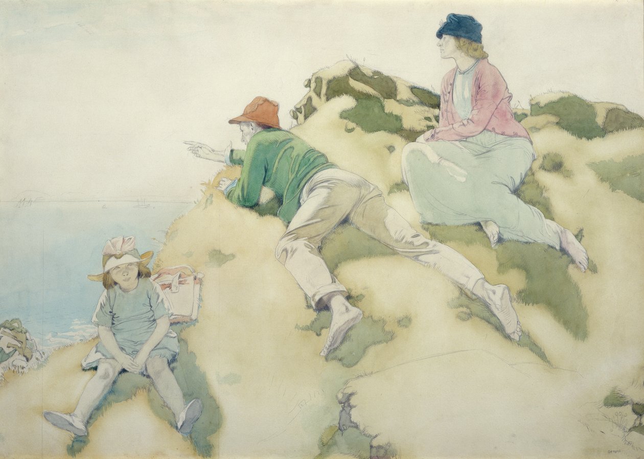 La regata (Baia di Dublino) da William Orpen