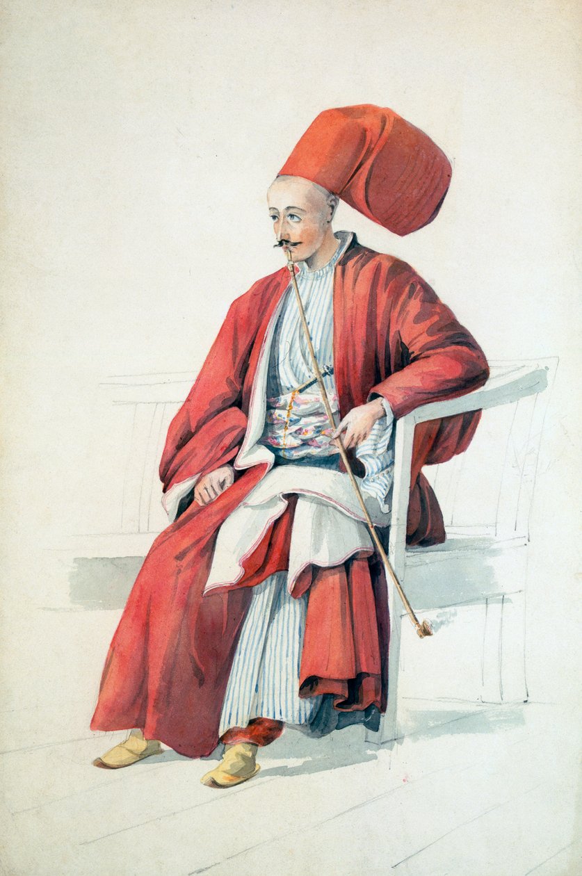 Un funzionario di corte o servitore del Sultano, c.1810 da William Page