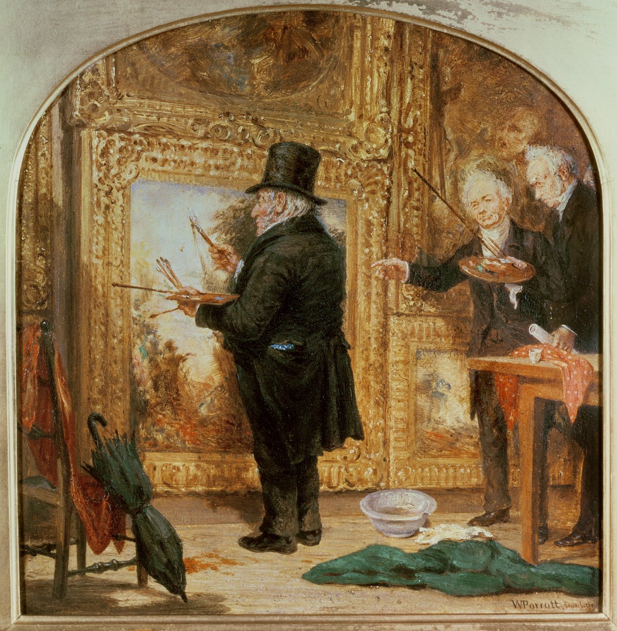 J. M. W. Turner alla Royal Academy, Giorno della Vernice da William Parrott