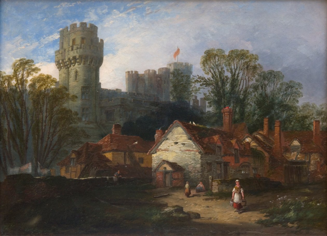 Castello di Warwick, 1852 da William Pitt