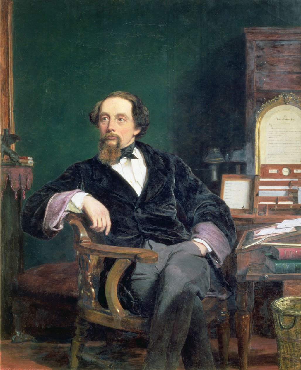 Ritratto di Charles Dickens da William Powell Frith