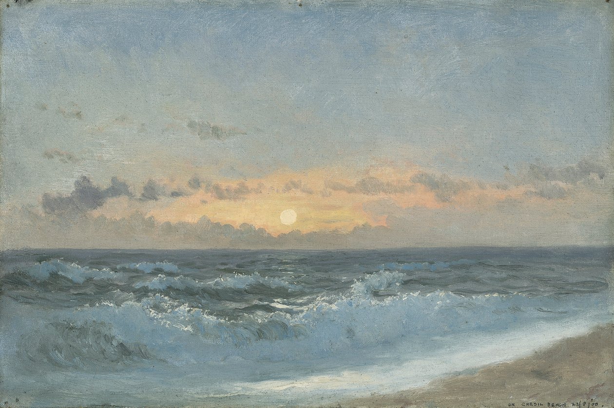 Tramonto sul mare, 1900 da William Pye