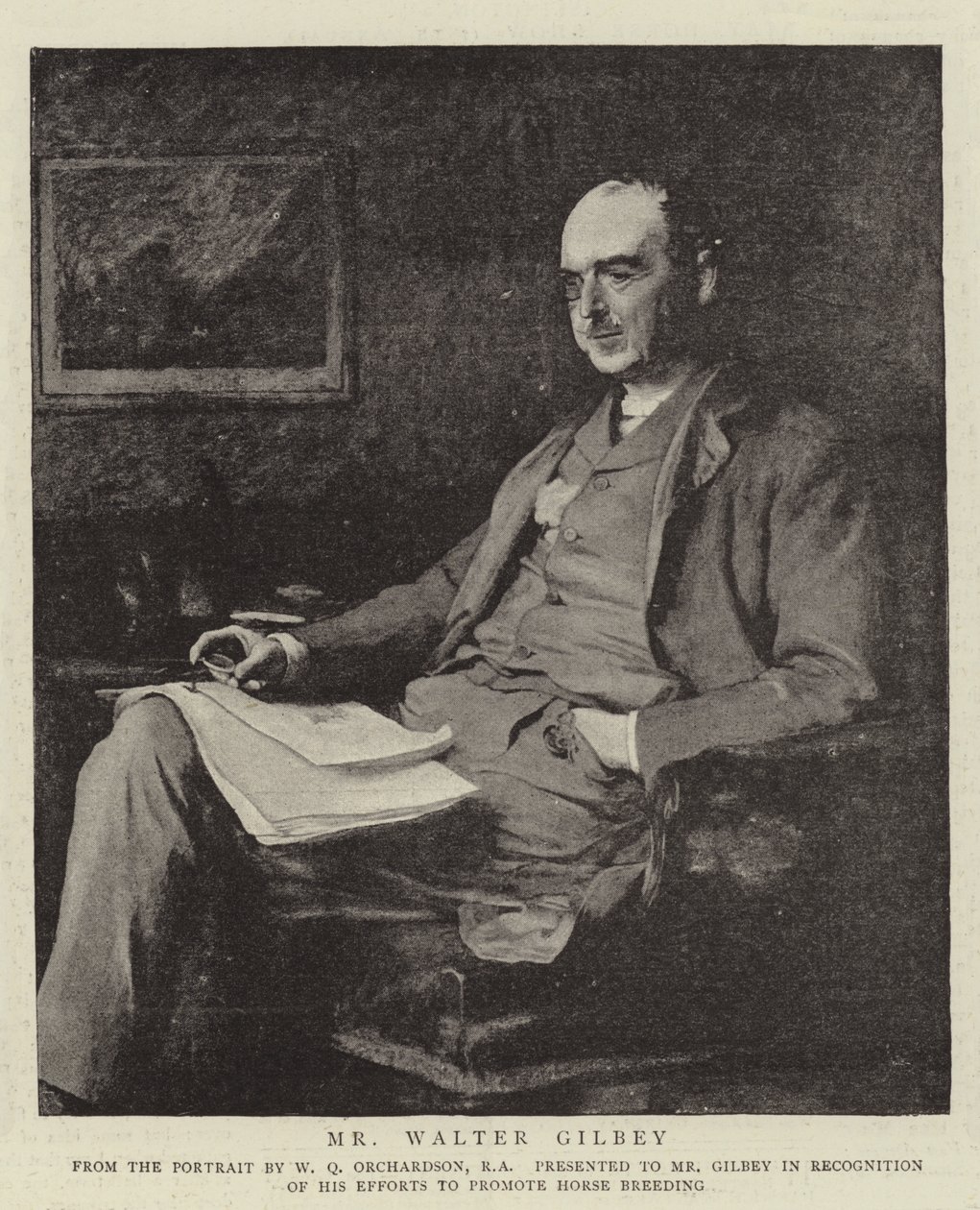 Mr Walter Gilbey da William Quiller Orchardson