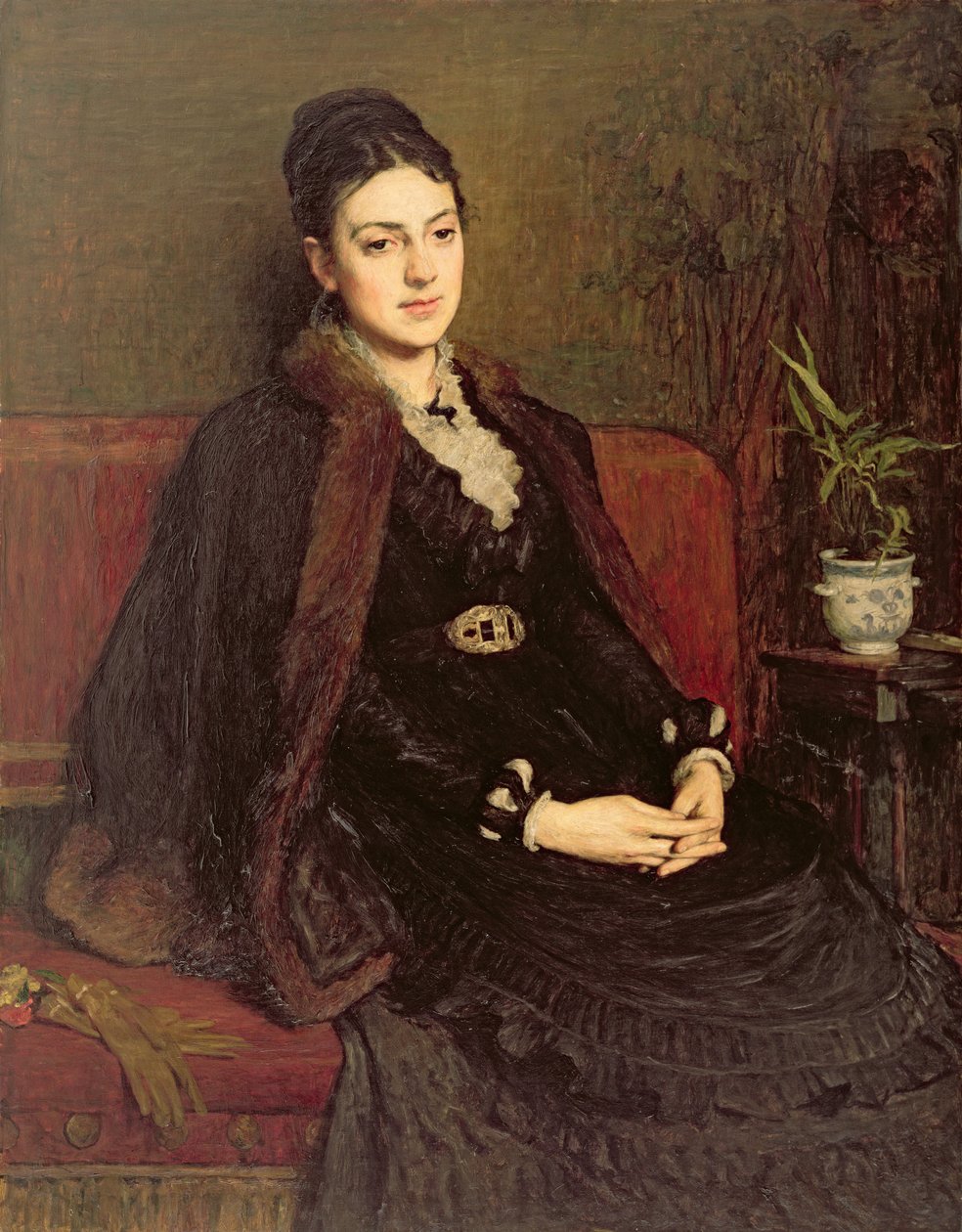 Ritratto di Lady Orchardson (c.1854-1917) c.1875 da William Quiller Orchardson
