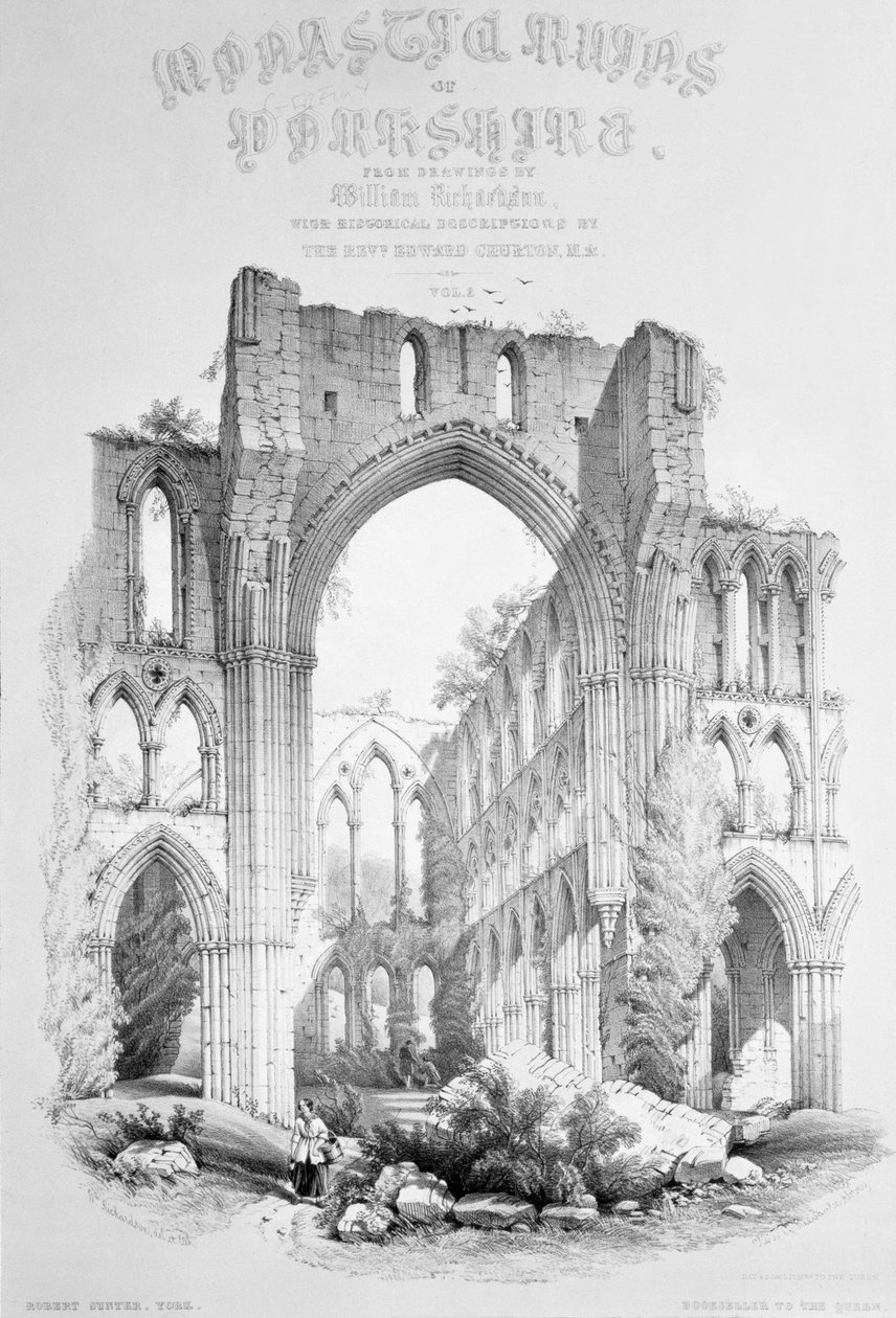 Abbazia di Rievaulx, dalla pagina del titolo di 