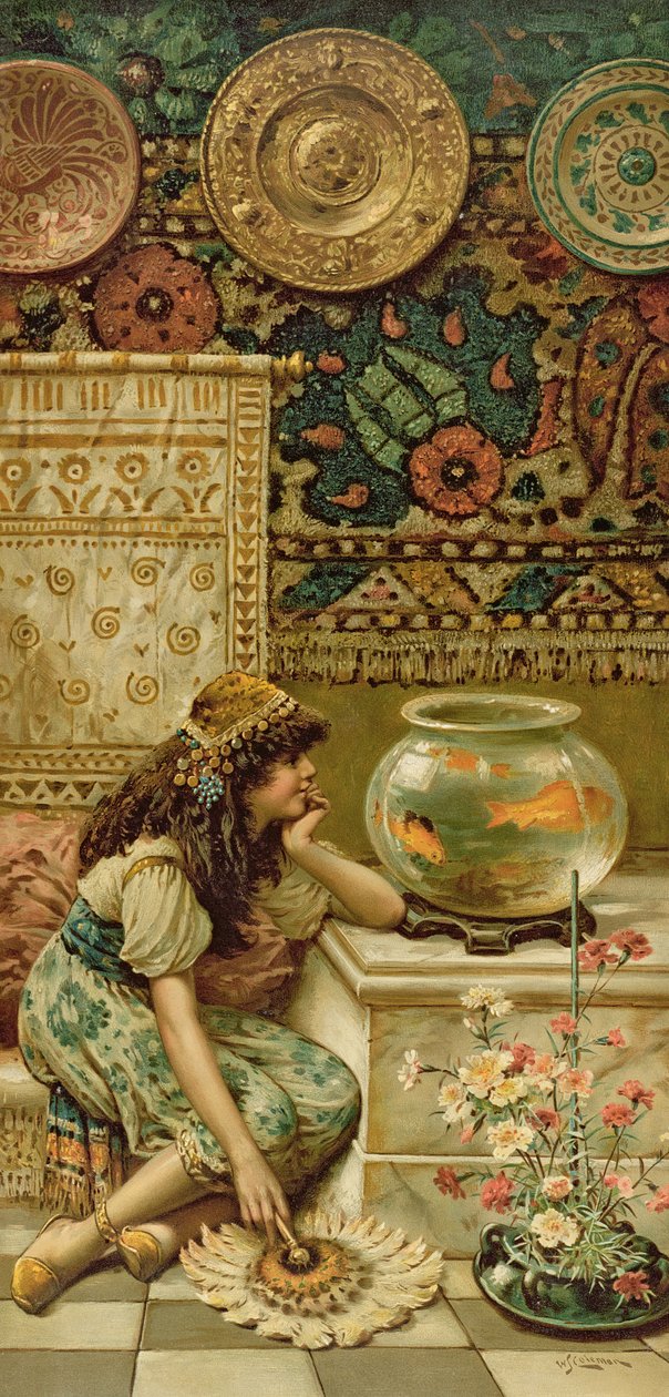 Pesci rossi, dal Pears Annual, Natale, 1893 da William Stephen Coleman