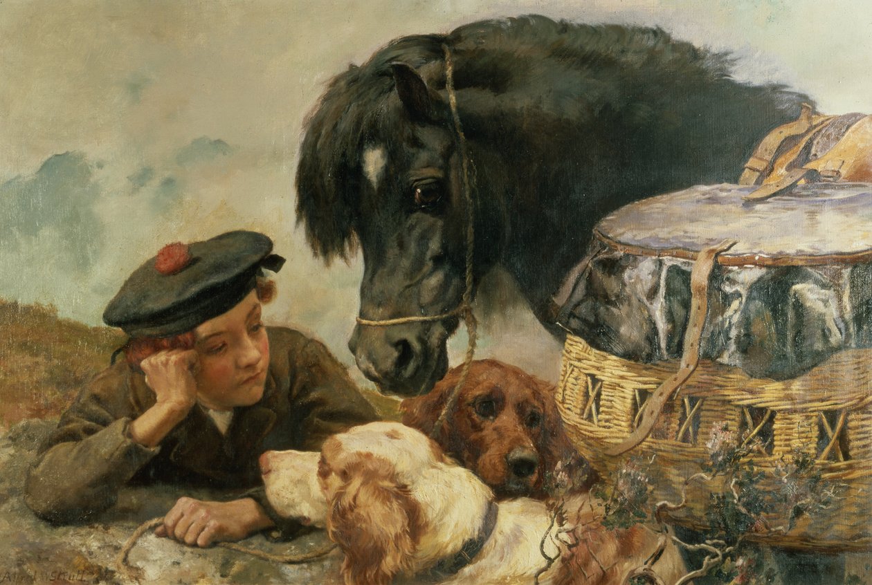 Il Compagno del Guardiacaccia da William Strutt