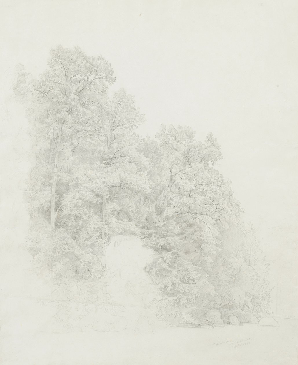 Riva del Wissahickon, 1869 da William Trost Richards