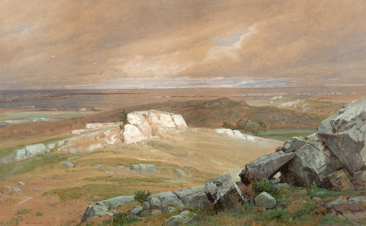 Vicino a Newport, 1877 da William Trost Richards
