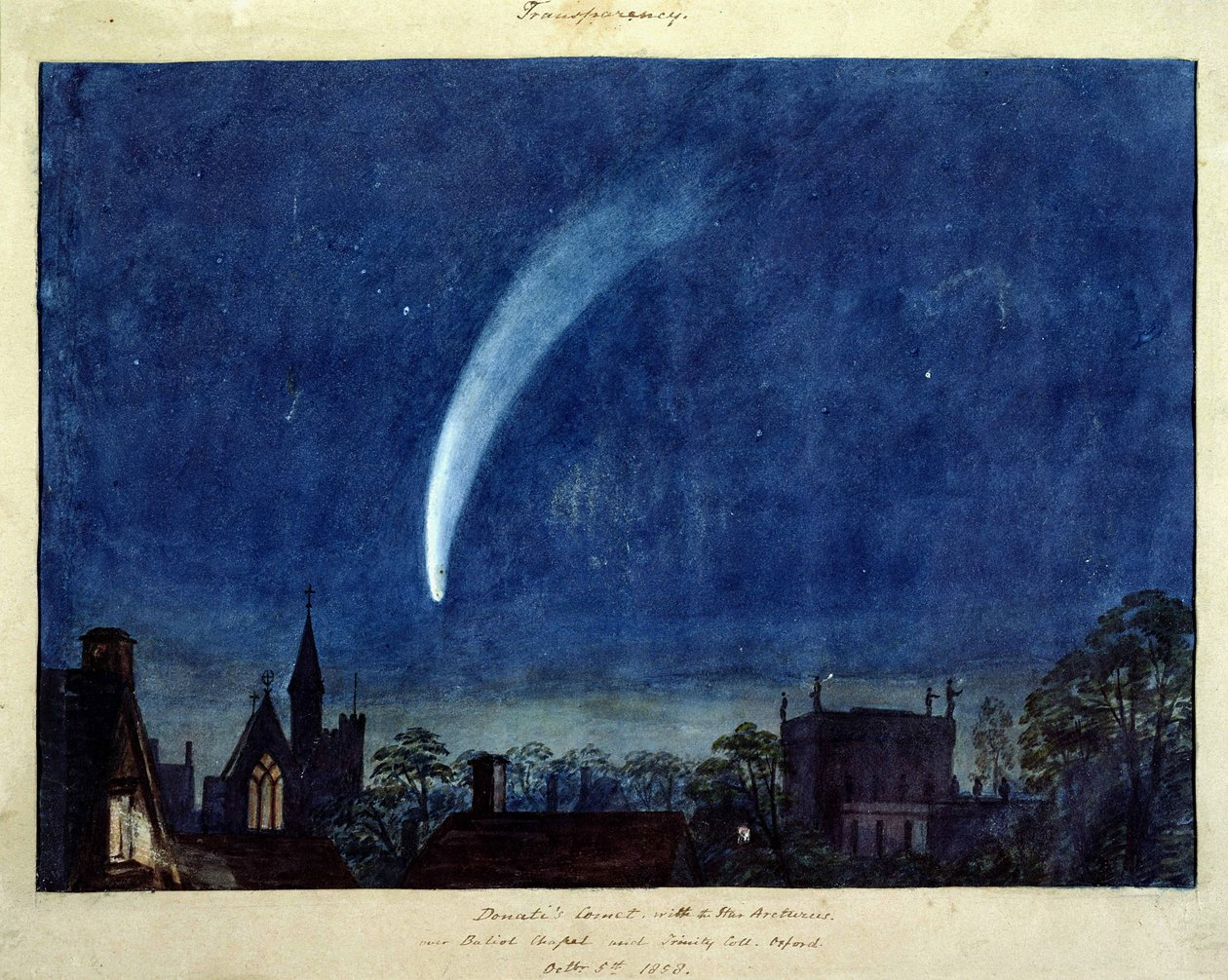 La Cometa di Donati, 1858 da Joseph Mallord William Turner