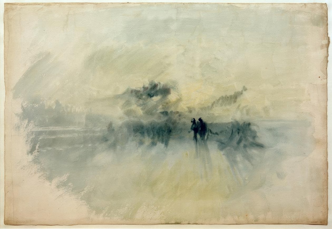 Figure in una tempesta da Joseph Mallord William Turner