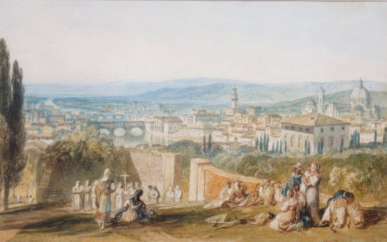 Firenze, dalla Chiesa al Monte da Joseph Mallord William Turner