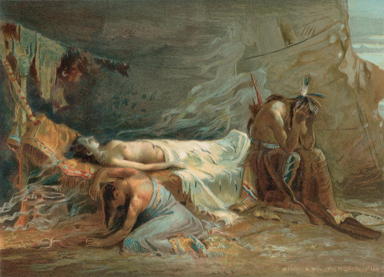 La morte di Minnehaha da William de Leftwich Dodge