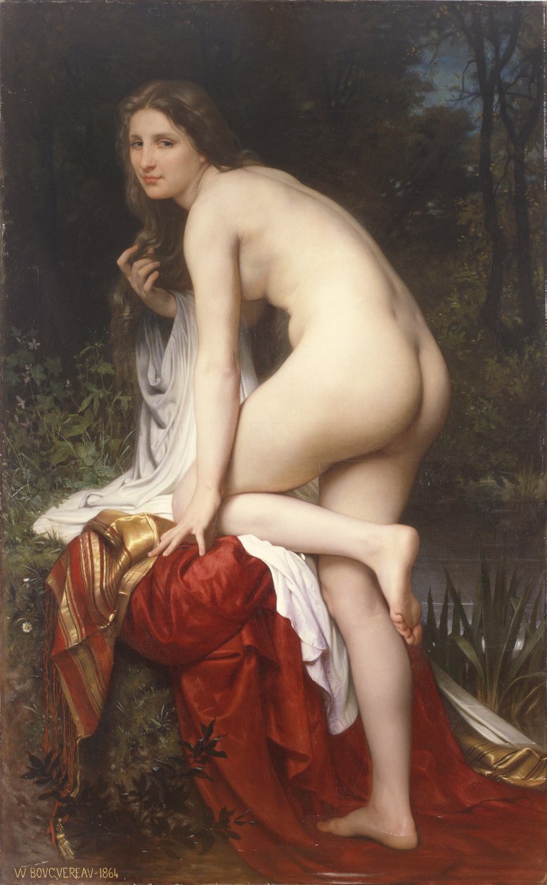 Donna che fa il bagno da William Adolphe Bouguereau