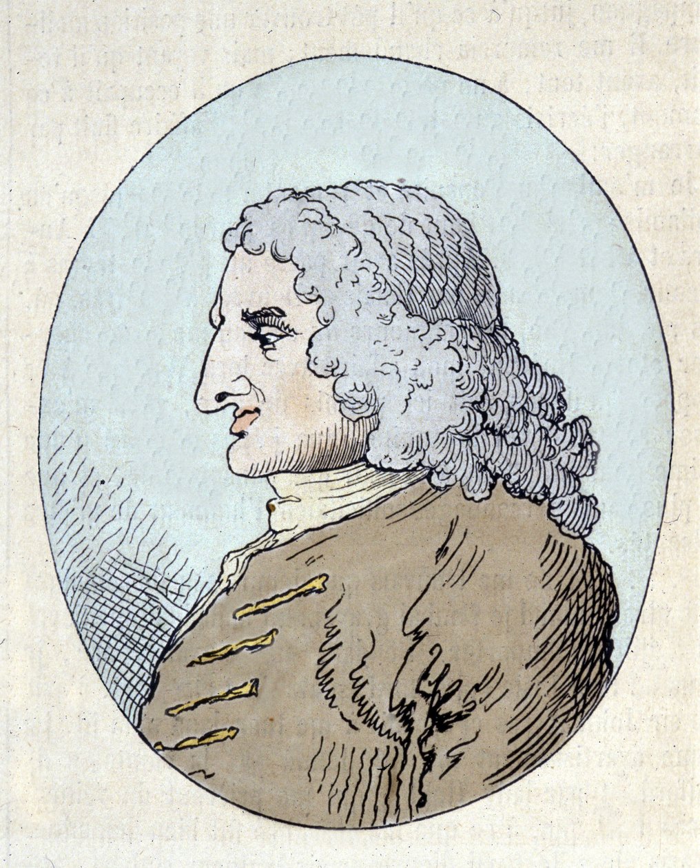 Ritratto di Henry Fielding da William (after) Hogarth