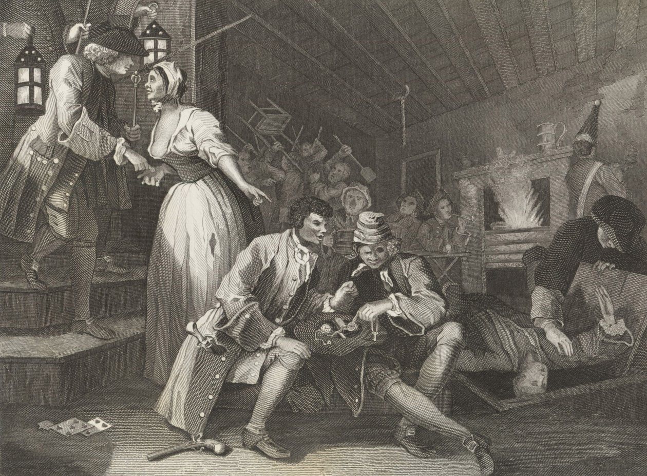 La tana dei ladri da William (after) Hogarth