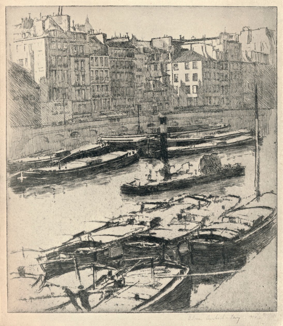 Quai des Grands Augustins, 1915 da William A Levy