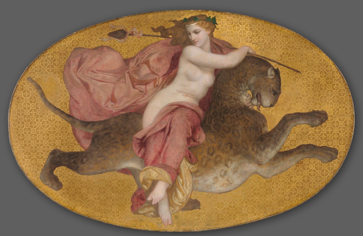 Baccante su una Pantera da William Adolphe Bouguereau