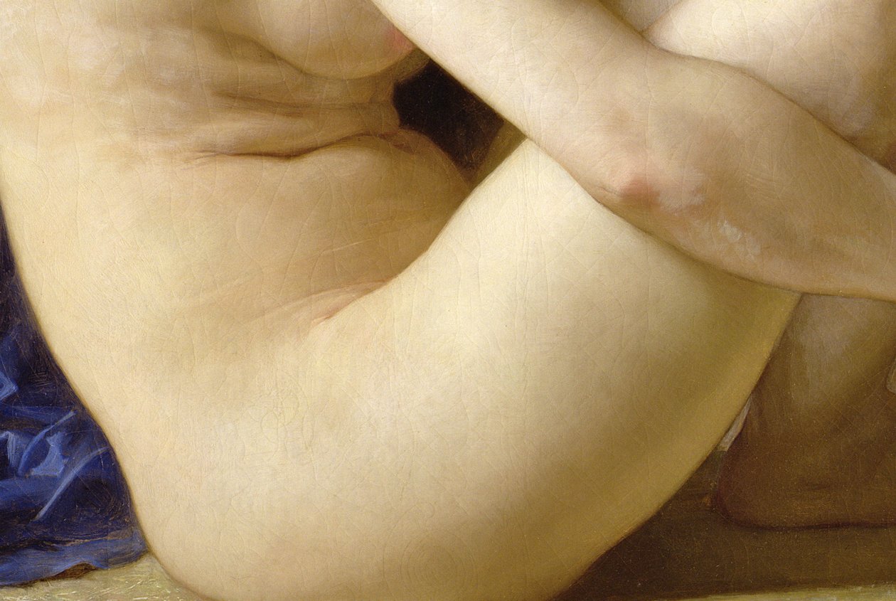 Nudo seduto, 1884 da William Adolphe Bouguereau