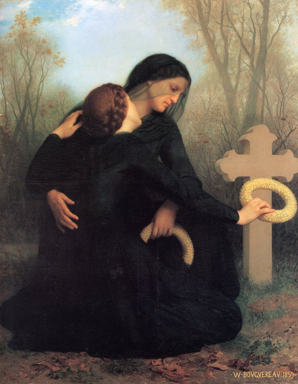 Il giorno dei morti da William Adolphe Bouguereau