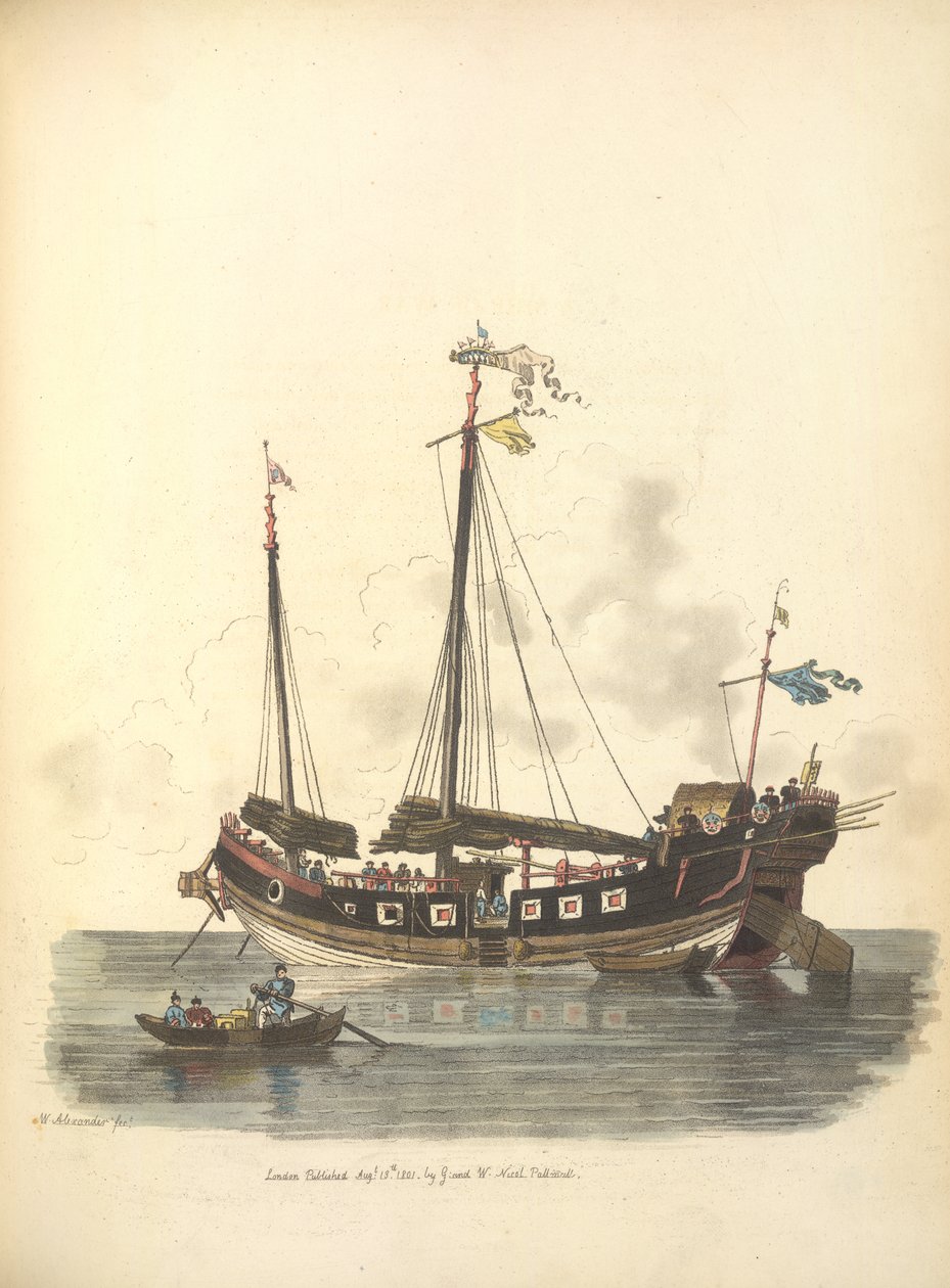 Una nave da guerra da William Alexander