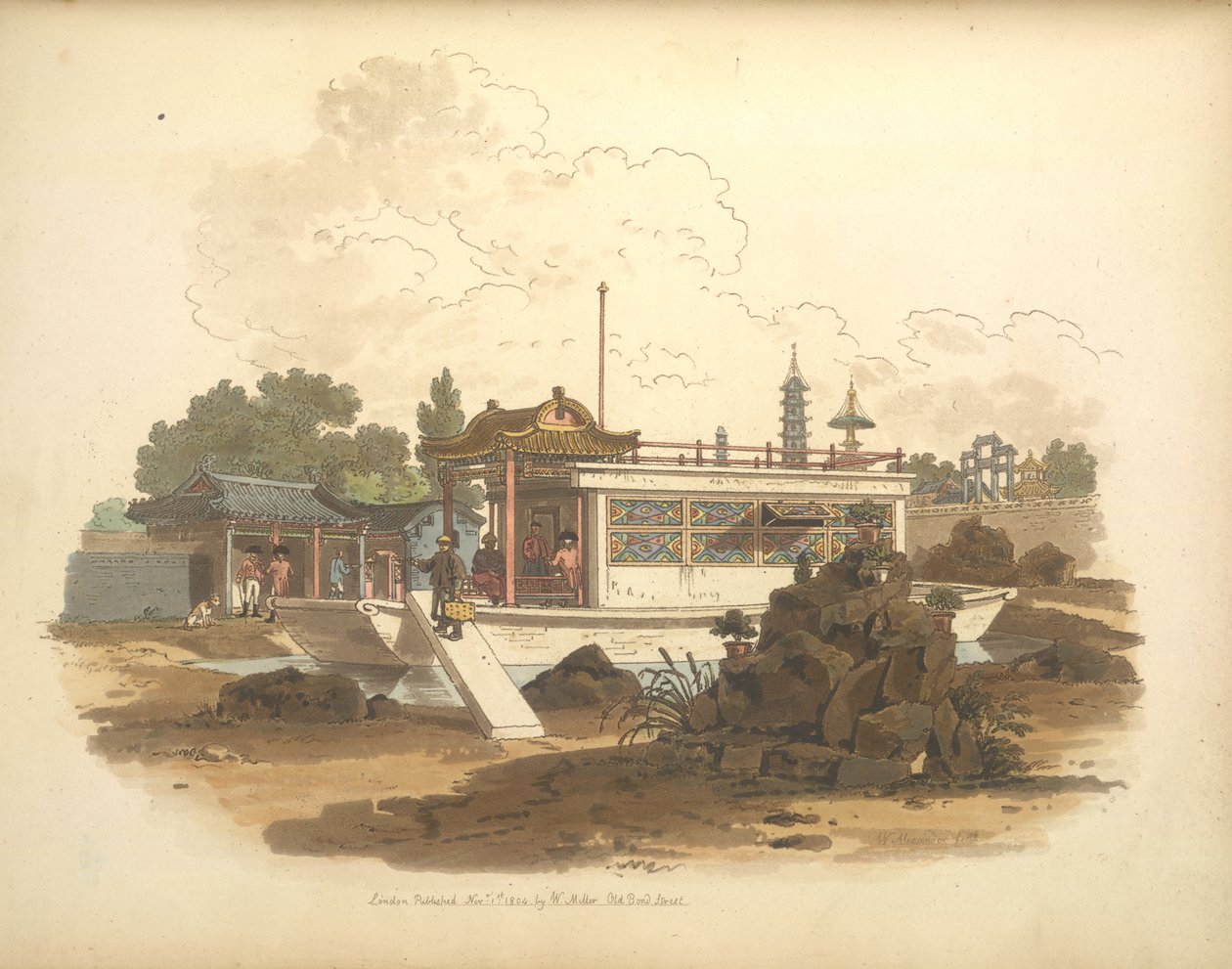 Un edificio in pietra da William Alexander