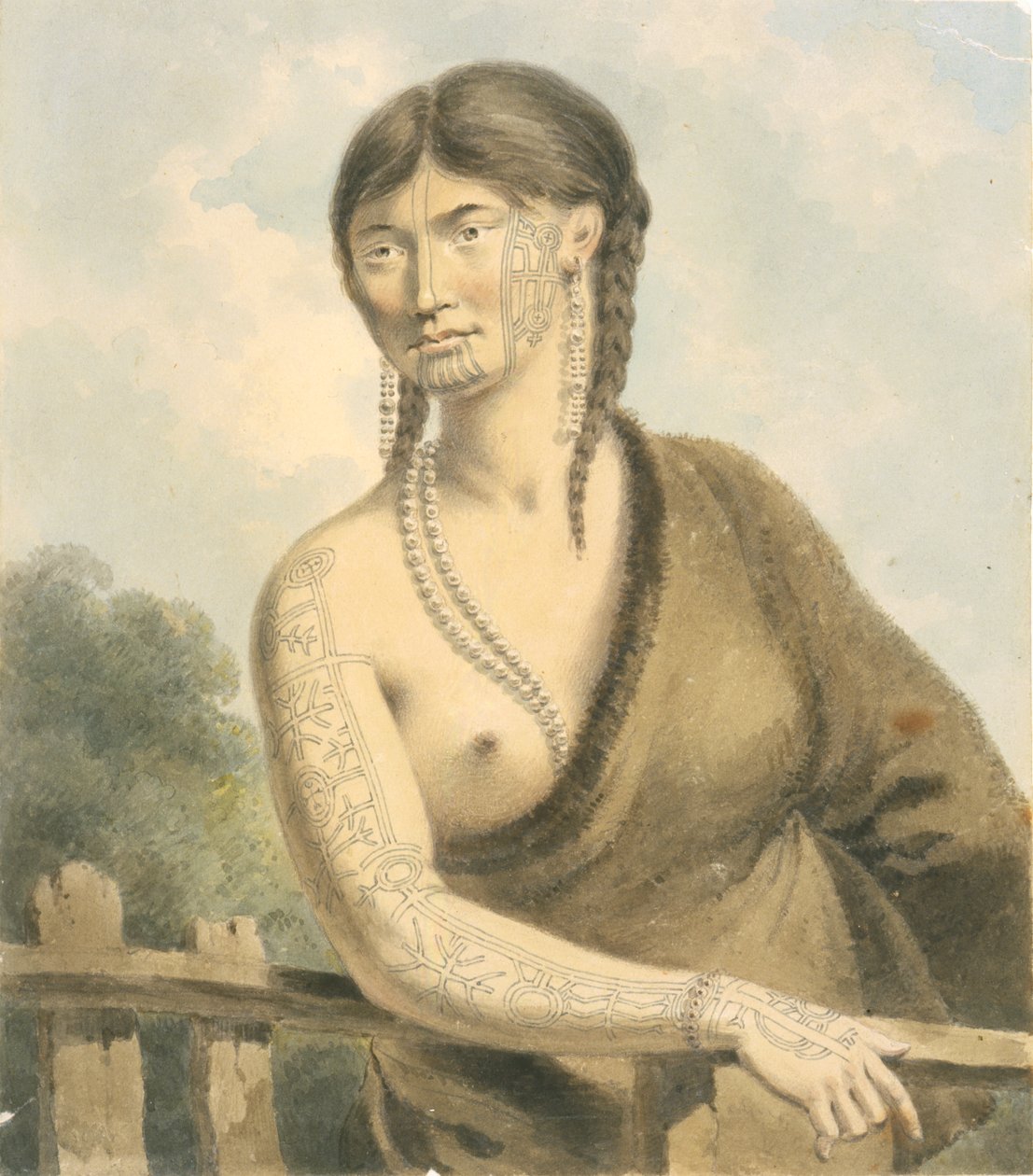 Donna tatuata da William Alexander