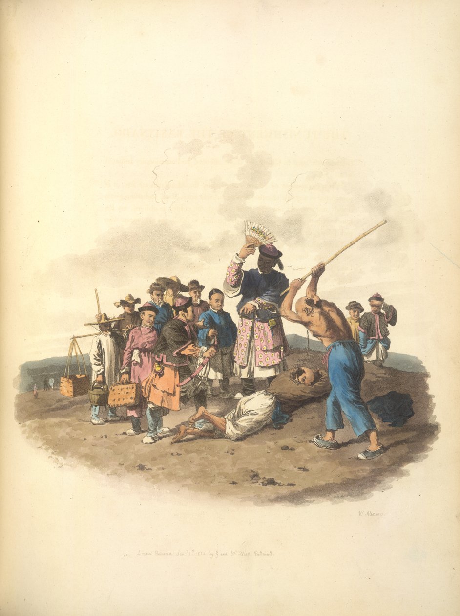 La punizione della Bastonata da William Alexander