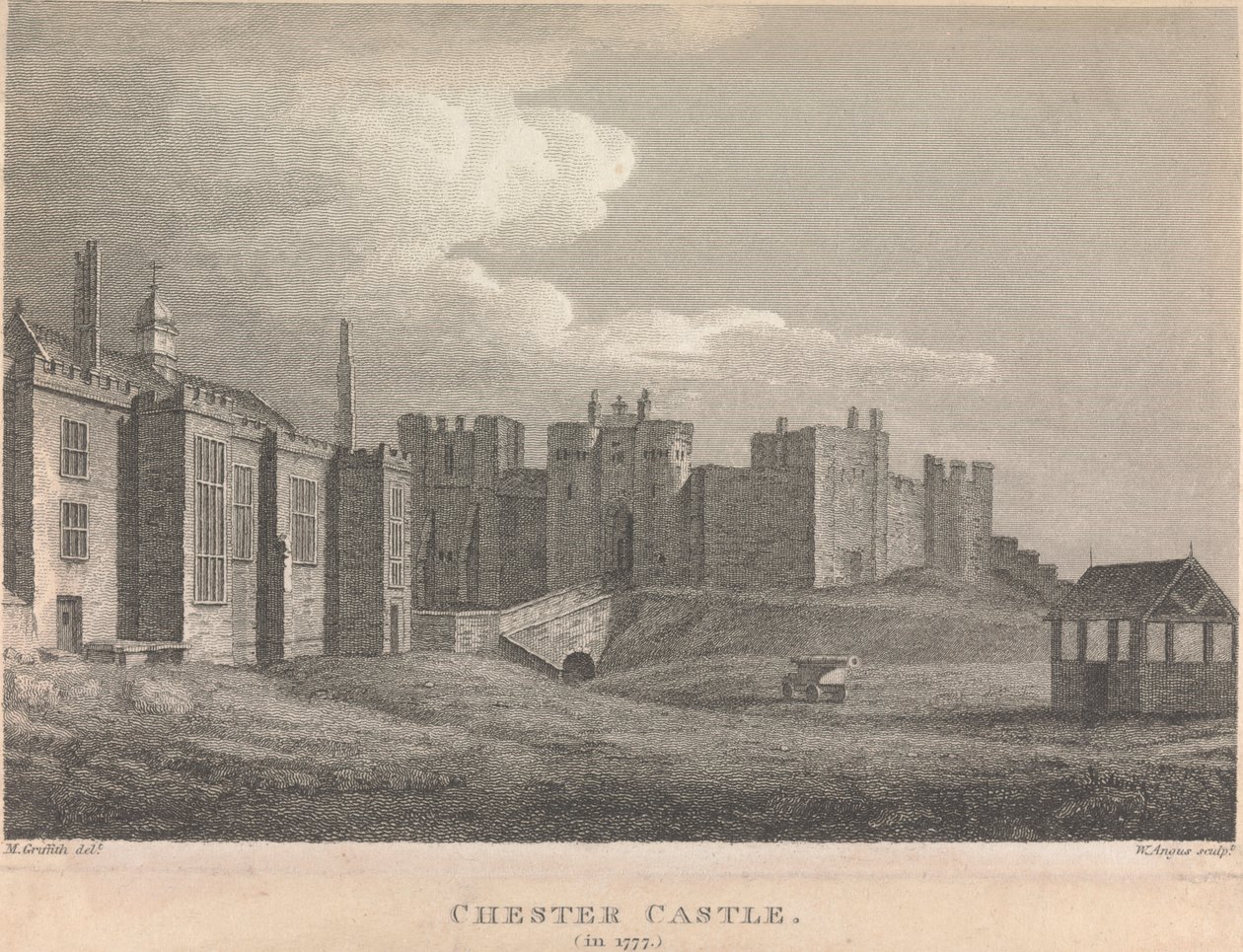 Castello di Chester; pagina 63 (Volume Uno) da William Angus